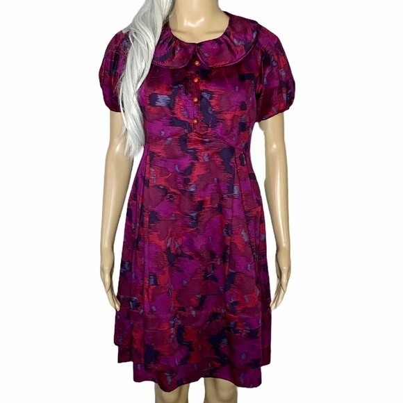 NWT Marc by Marc Jacobs Berry Pan Collar Dress Twee Size 6 - Picture 1 of 7